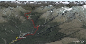 Routeburn day-walk overview